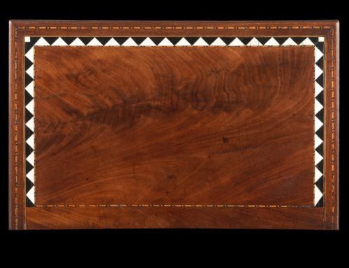 CHIPPENDALE PERIOD MAHOGANY COLLECTOR'S CABINET - ADDITIONAL PHOTO 6