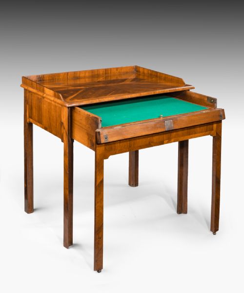 GEORGE II WALNUT DRAWING TABLE - ADDITIONAL PHOTO 1