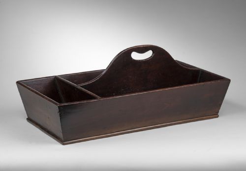 Georgian Fruitwood Cutlery Box