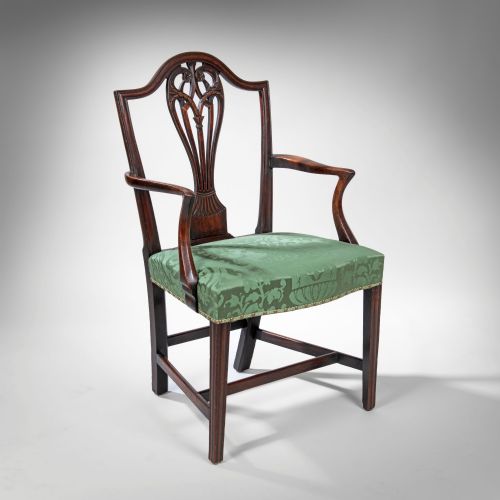 GEORGIAN MAHOGANY ARMCHAIR - ADDITIONAL PHOTO 2