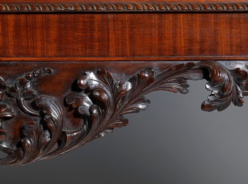 GEORGE II CARVED MAHOGANY DISPLAY CABINET IN THE MANNER OF WILLIAM KENT - ADDITIONAL PHOTO 6