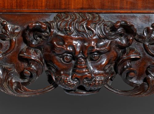 GEORGE II CARVED MAHOGANY DISPLAY CABINET IN THE MANNER OF WILLIAM KENT - ADDITIONAL PHOTO 7