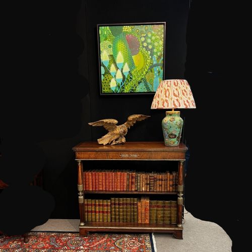 REGENCY ROSEWOOD OPEN BOOKCASE - ADDITIONAL PHOTO 3