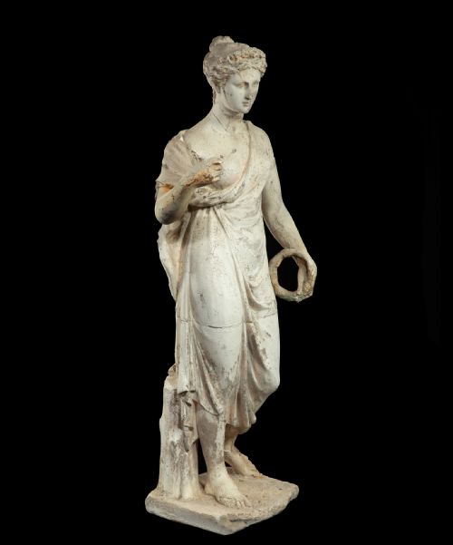 REGENCY NEOCLASSICAL STUCCO FIGURE IN THE MANNER OF HOPPER - ADDITIONAL PHOTO 2