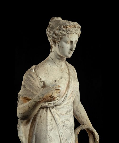 REGENCY NEOCLASSICAL STUCCO FIGURE IN THE MANNER OF HOPPER - ADDITIONAL PHOTO 3