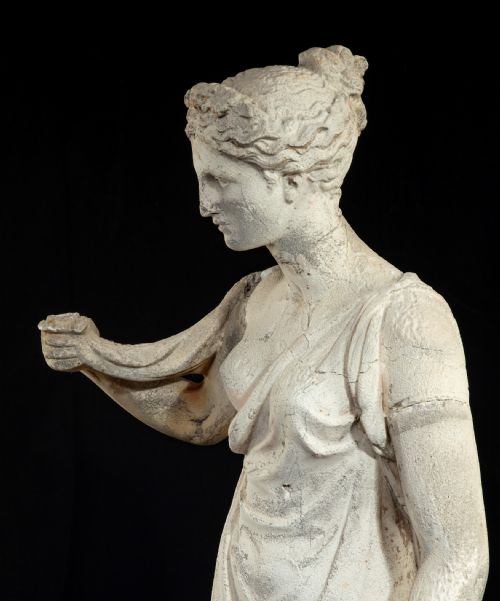 REGENCY NEOCLASSICAL STUCCO FIGURE IN THE MANNER OF HOPPER - ADDITIONAL PHOTO 4