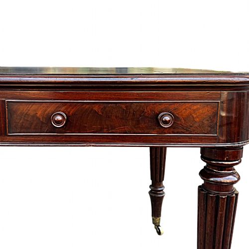 REGENCY MAHOGANY WRITING TABLE - ADDITIONAL PHOTO 2