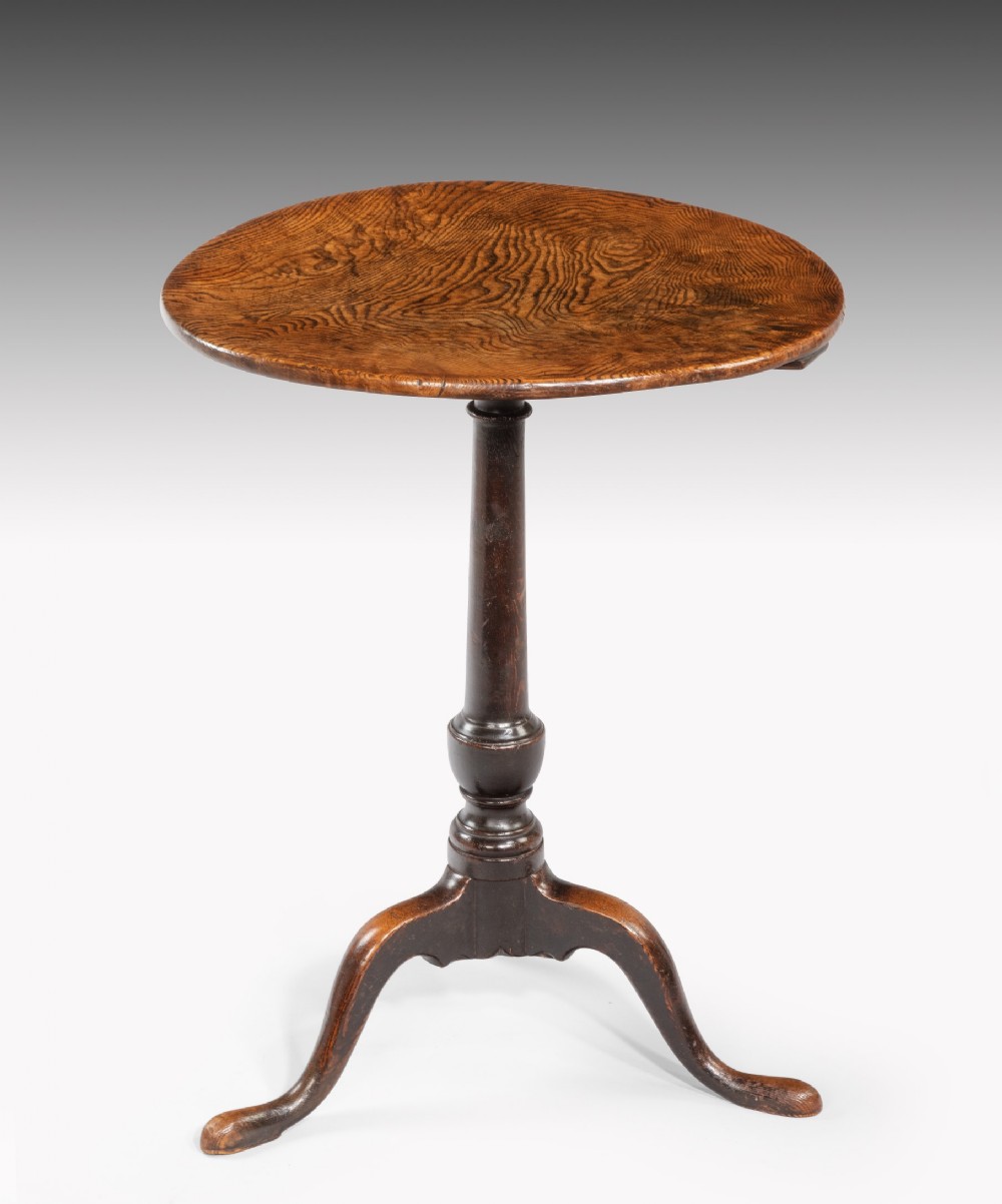 Georgian elm tripod table