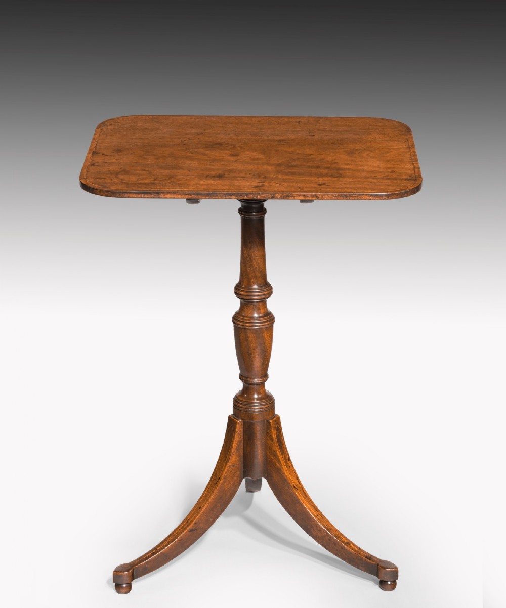 Georgian mahogany tripod table.