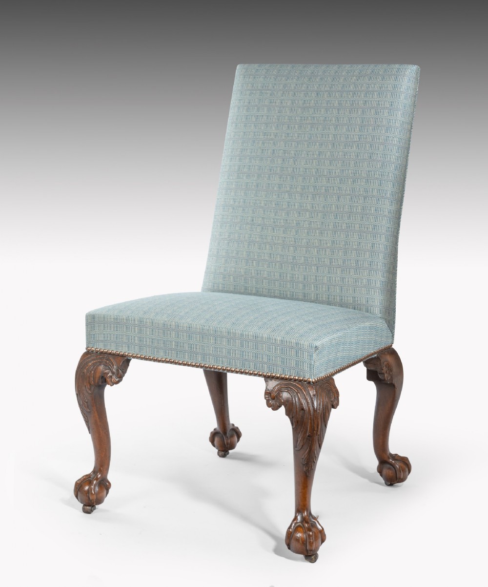 George II Carved Walnut Side Chair