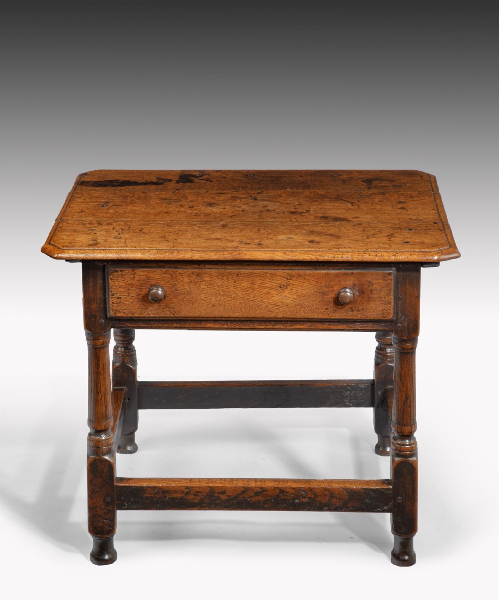 George II Welsh oak side table
