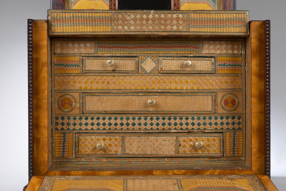 Regency mahogany and satinwood jewellery box View IV
