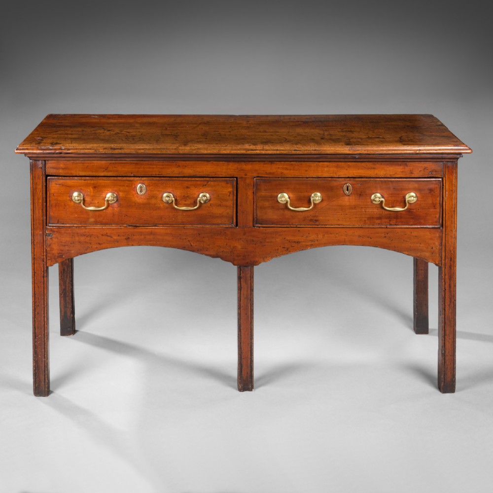 Georgian Hepplewhite fruitwood dresser base