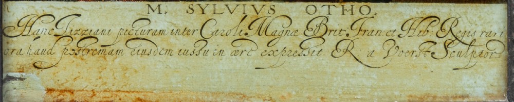 Reverse Glass Print of the Roman Emperor Otho View III