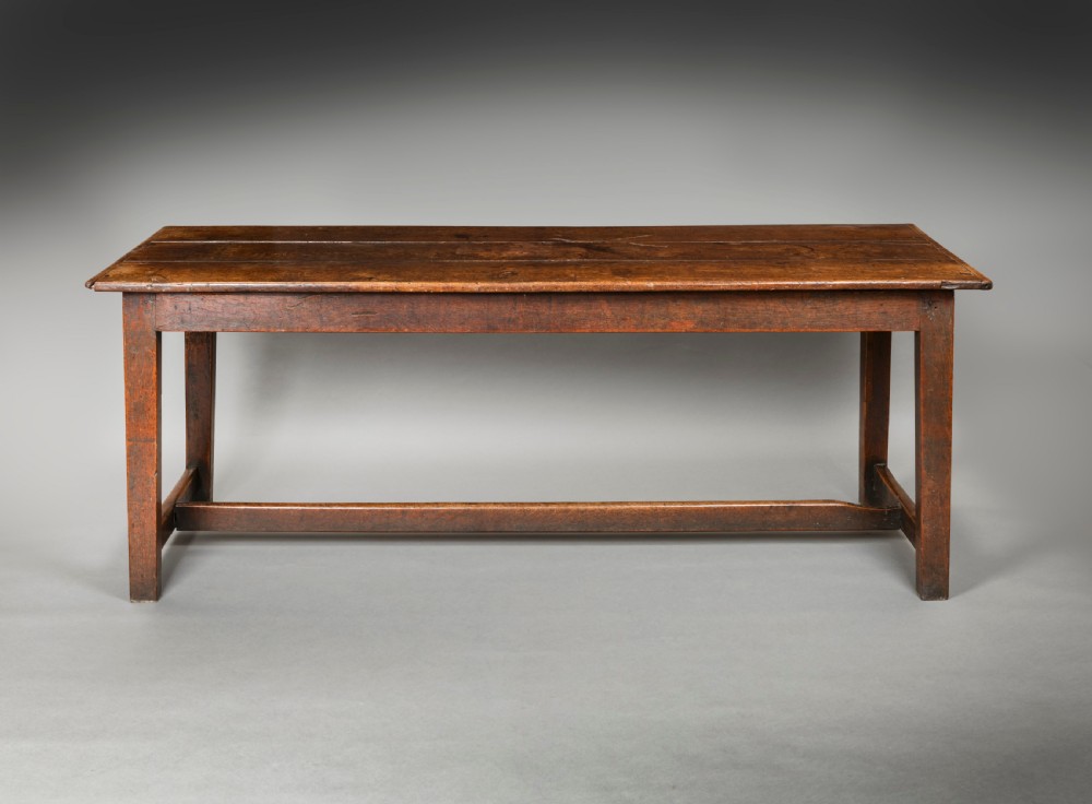 Georgian oak farmhouse table View II