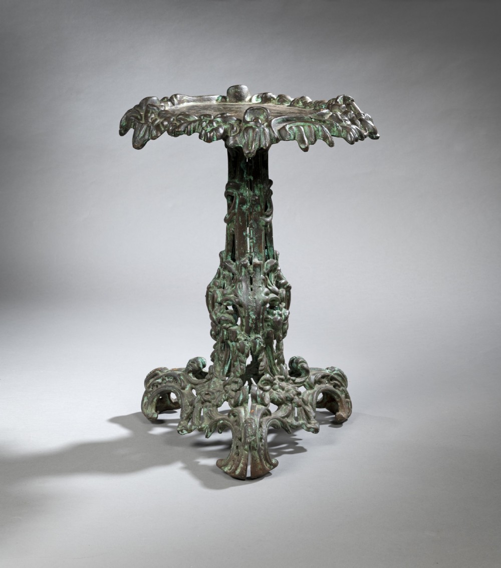 Pair of Nineteenth Century Cast Iron Garden Tables