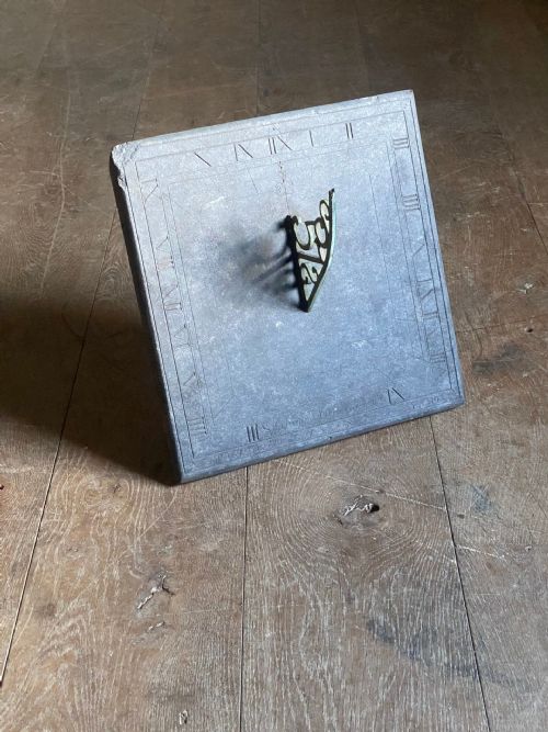 ANTIQUE SLATE SUNDIAL - ADDITIONAL PHOTO 1
