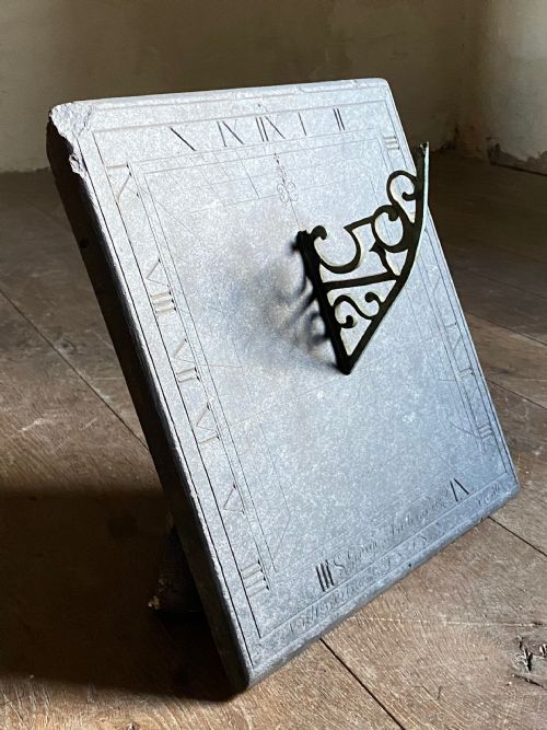 ANTIQUE SLATE SUNDIAL - ADDITIONAL PHOTO 5