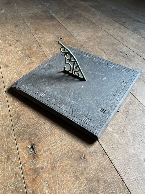 ANTIQUE SLATE SUNDIAL - ADDITIONAL PHOTO 6