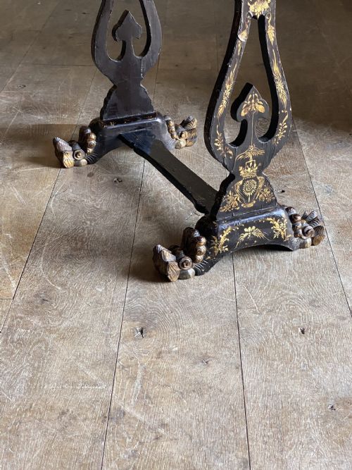 LACQUERED CHINESE WORK TABLE - ADDITIONAL PHOTO 2
