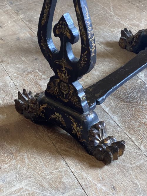 LACQUERED CHINESE WORK TABLE - ADDITIONAL PHOTO 4