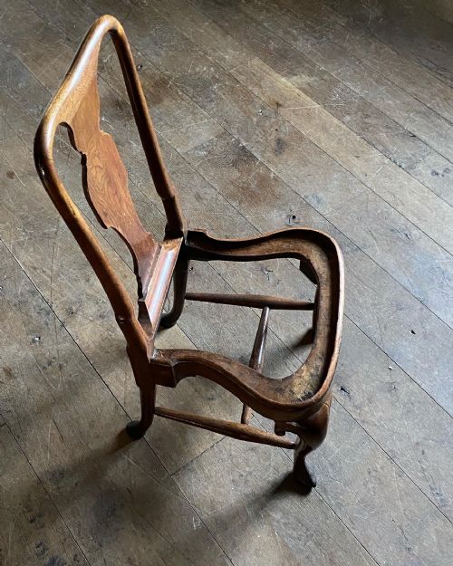 A PAIR OF QUEEN ANNE SIDE CHAIRS - ADDITIONAL PHOTO 6