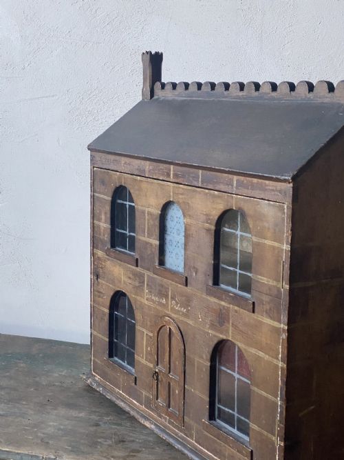 ANTIQUE ENGLISH 19THC DOLLS HOUSE - ADDITIONAL PHOTO 5