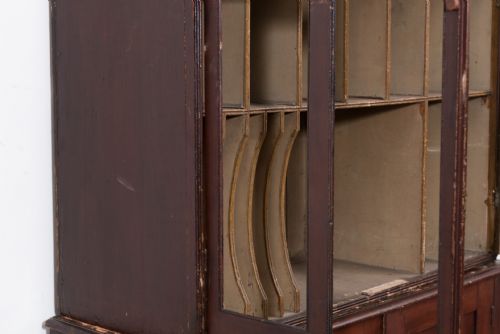ANTIQUE PIGEON HOLE CUPBOARD - ADDITIONAL PHOTO 5