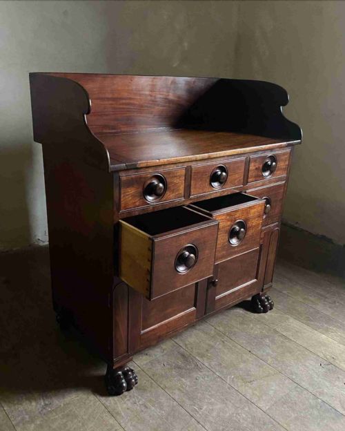 REGENCY MAHOGANY WASH STAND CHEST - ADDITIONAL PHOTO 2