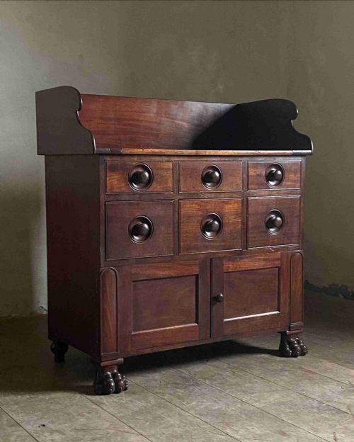 REGENCY MAHOGANY WASH STAND CHEST - ADDITIONAL PHOTO 3