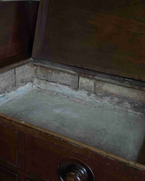 REGENCY MAHOGANY WASH STAND CHEST - ADDITIONAL PHOTO 4