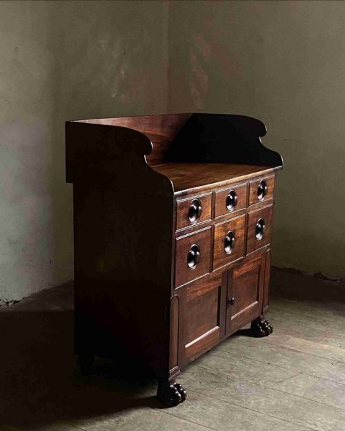 REGENCY MAHOGANY WASH STAND CHEST - ADDITIONAL PHOTO 5