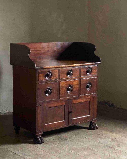 REGENCY MAHOGANY WASH STAND CHEST - ADDITIONAL PHOTO 9