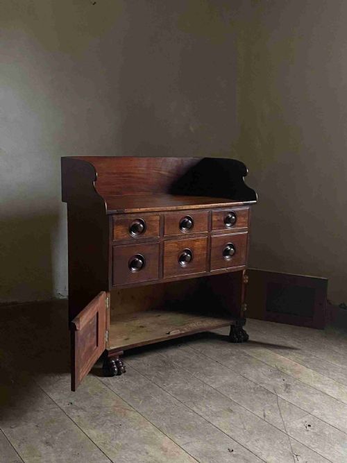 REGENCY MAHOGANY WASH STAND CHEST - ADDITIONAL PHOTO 10