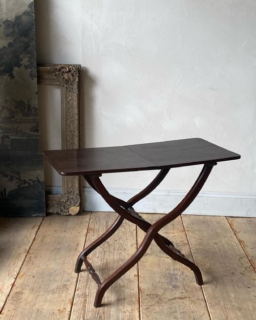 19thc mahogany coaching table - CATEGORY: ANTIQUE TABLES - DATED REGENCY