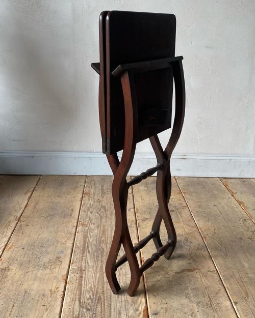 19THC MAHOGANY COACHING TABLE - ADDITIONAL PHOTO 2
