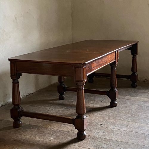 19THC MAHOGANY EXTENDING TABLE - ADDITIONAL PHOTO 4