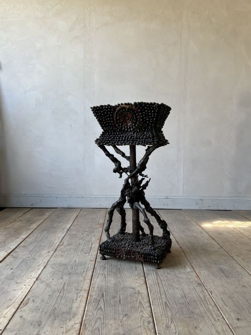 FOLK ART RUSTIC GROTTO JARDINIERE - ADDITIONAL PHOTO 7