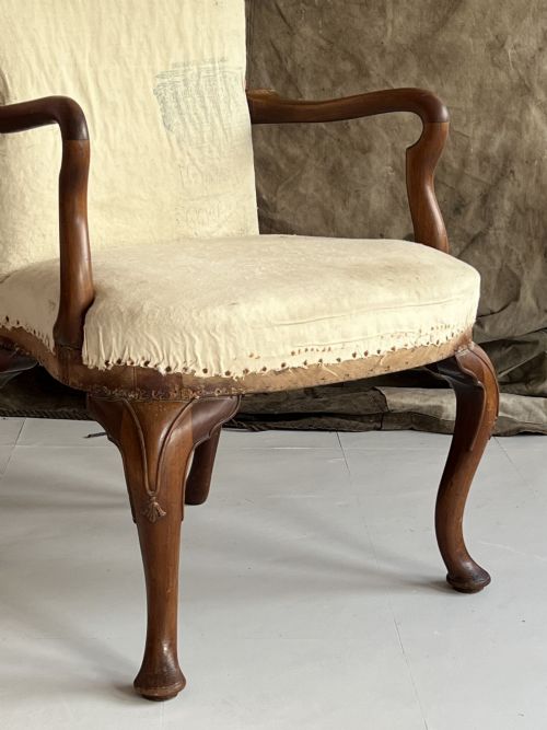 WALNUT ARMCHAIR - ADDITIONAL PHOTO 1