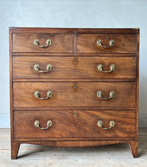 MAHOGANY CAMPAIGN CHEST C1800 - ADDITIONAL PHOTO 2