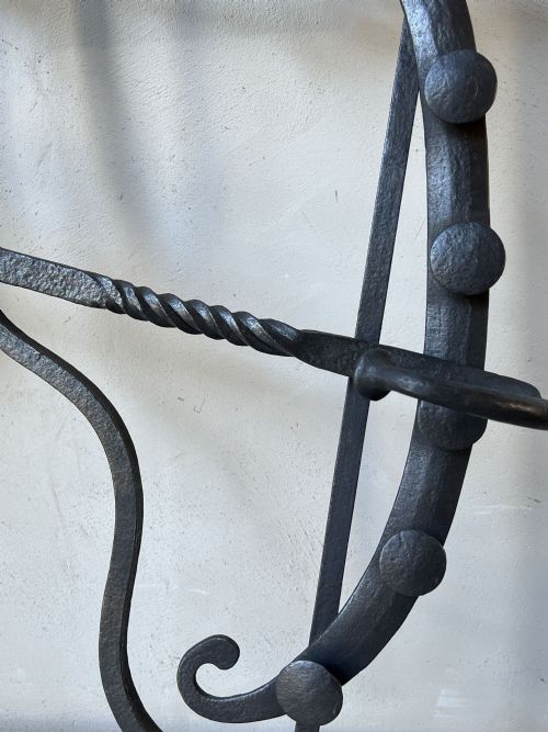 18THC WROUGHT IRON FIRE CRANE - ADDITIONAL PHOTO 5