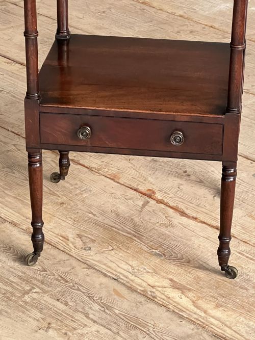 REGENCY MAHOGANY ETAGERE WHATNOT - ADDITIONAL PHOTO 1