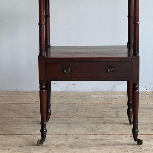 REGENCY MAHOGANY ETAGERE WHATNOT - ADDITIONAL PHOTO 5