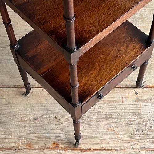 REGENCY MAHOGANY ETAGERE WHATNOT - ADDITIONAL PHOTO 6