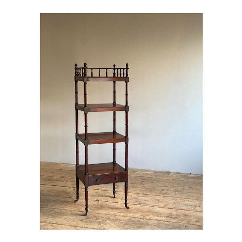 REGENCY MAHOGANY ETAGERE WHATNOT - ADDITIONAL PHOTO 8