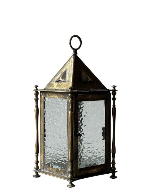 ARTS AND CRAFTS BRASS LANTERN - ADDITIONAL PHOTO 5