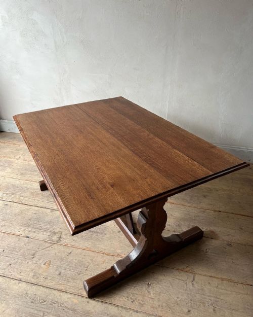 OAK ABBEY TRESTLE TABLE - ADDITIONAL PHOTO 3