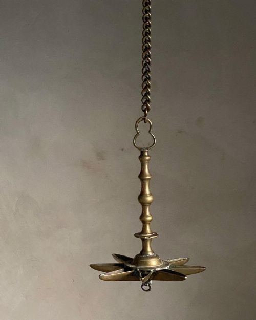 BRASS JUDENSTERN SABBATH LAMP