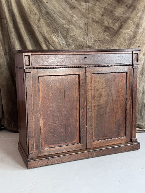 OAK LIBRARY CABINET - ADDITIONAL PHOTO 1