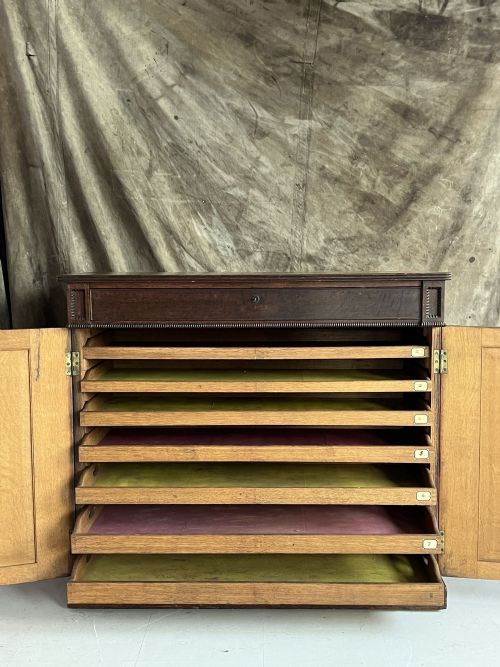 OAK LIBRARY CABINET - ADDITIONAL PHOTO 3